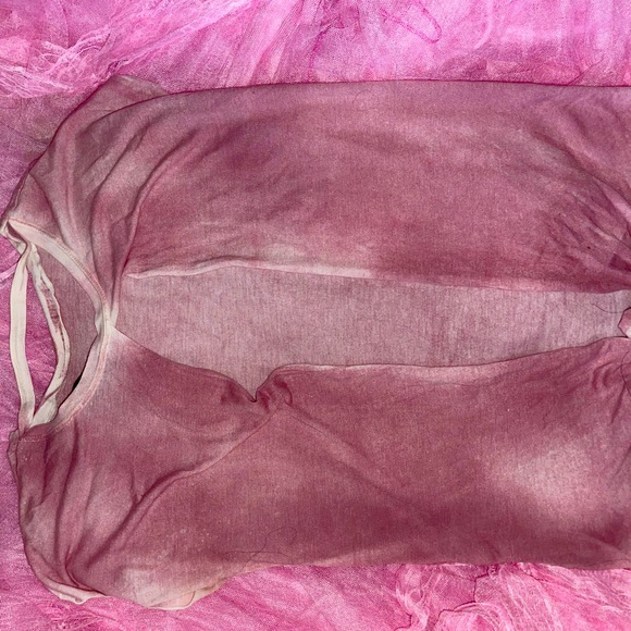 Cute chic back out Tie shirt Variety wear! - Picture 3 of 3